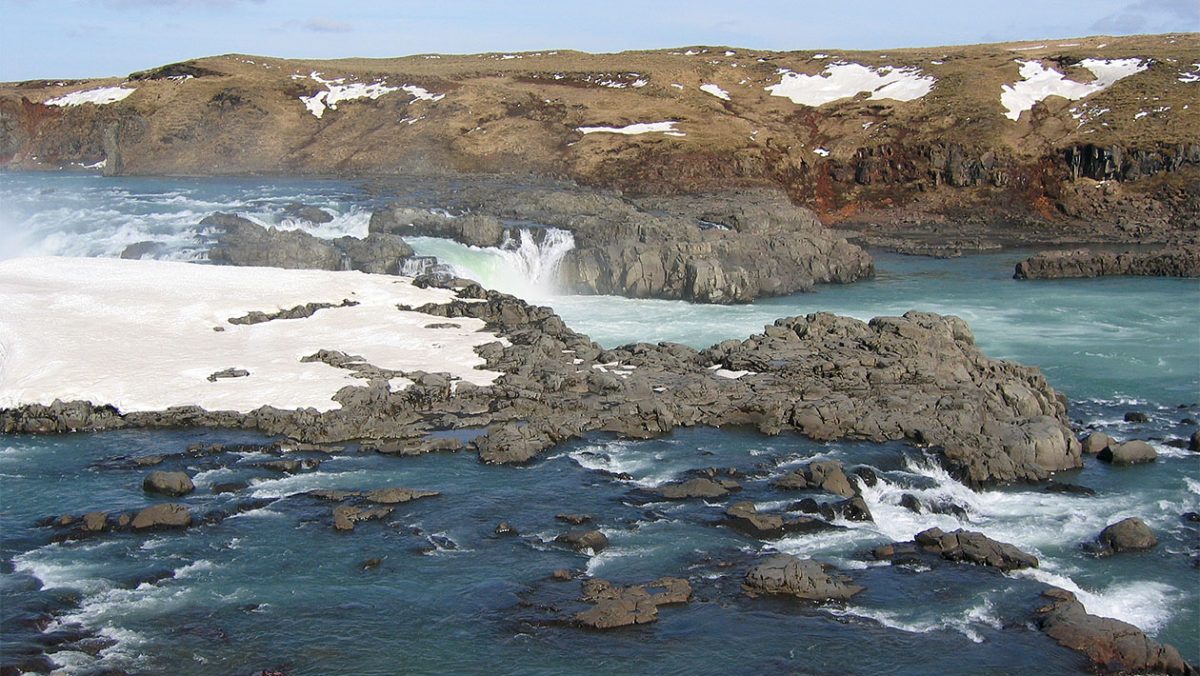 Wodospad Urriðafoss na rzece Þjórsjá/ fot. wikipedia
