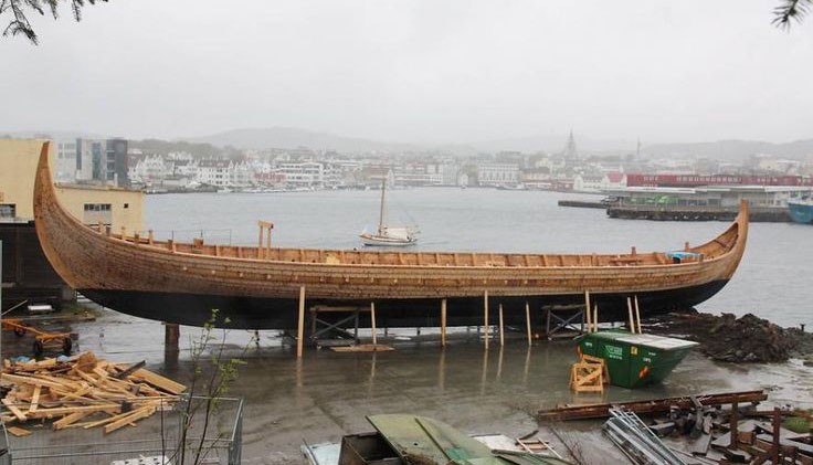 Budowa statku Wikingów