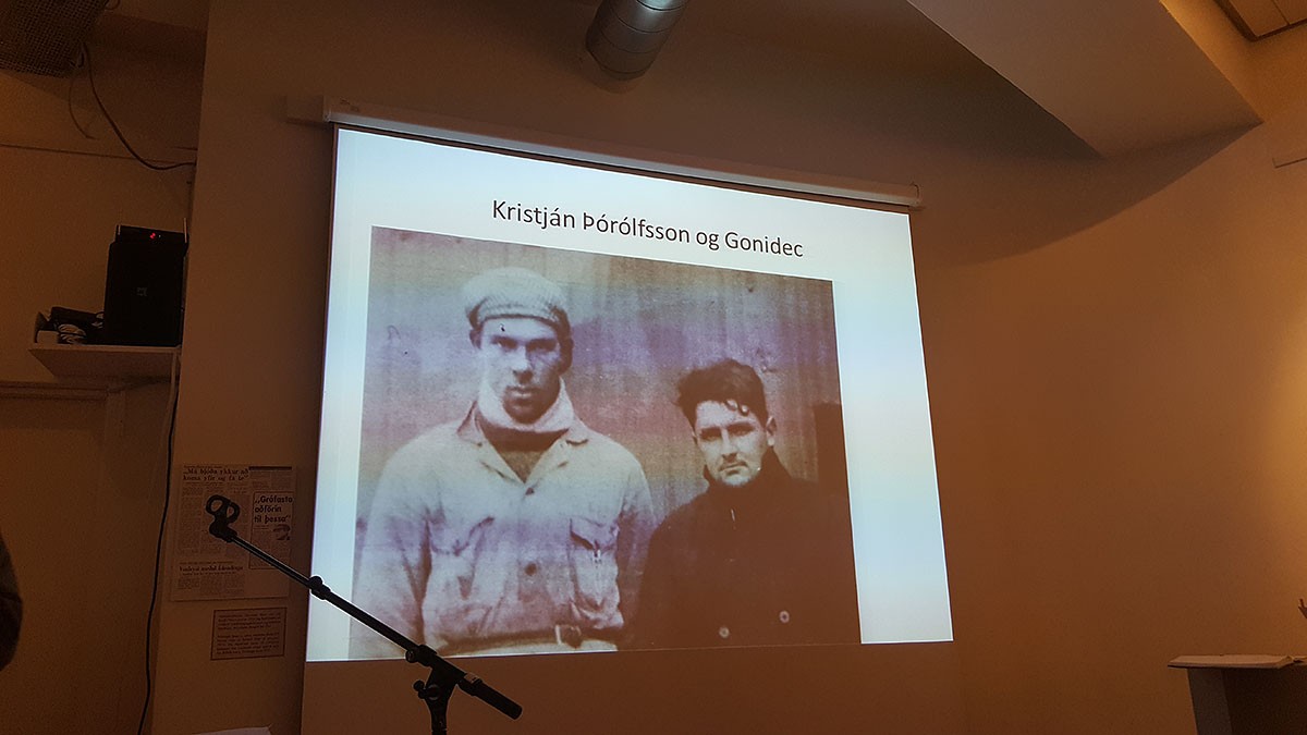 Kristjan Þórólfsson i Eugene Gonidec