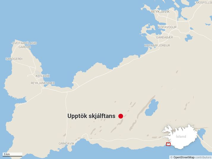 One of the largest earthquakes in Reykjanes in thirty years
