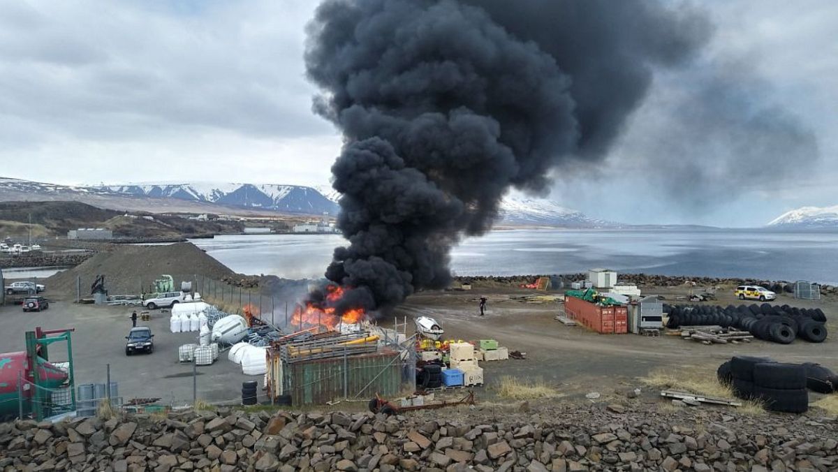 Müllverbrennung in Akureyri