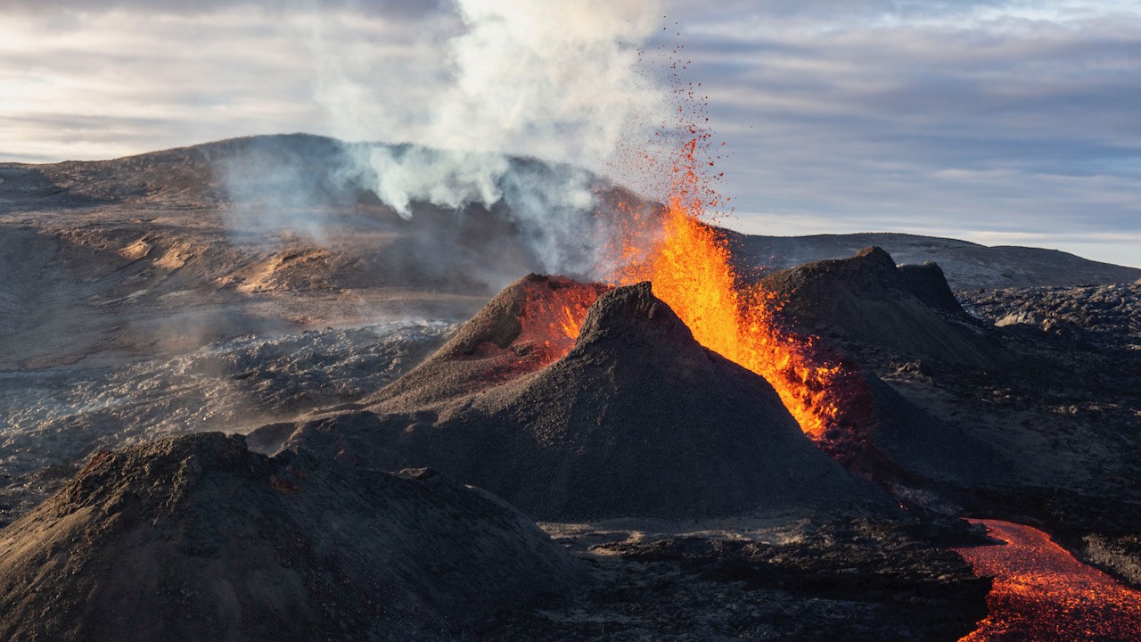 What does Iceland sound like?  Iceland volcano sound and techno?  It sounds great!