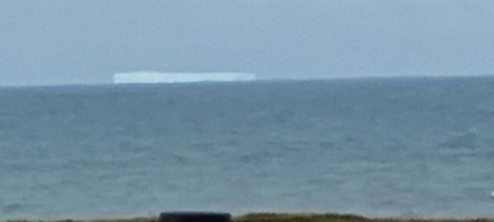 Icebergs have been observed north of Iceland