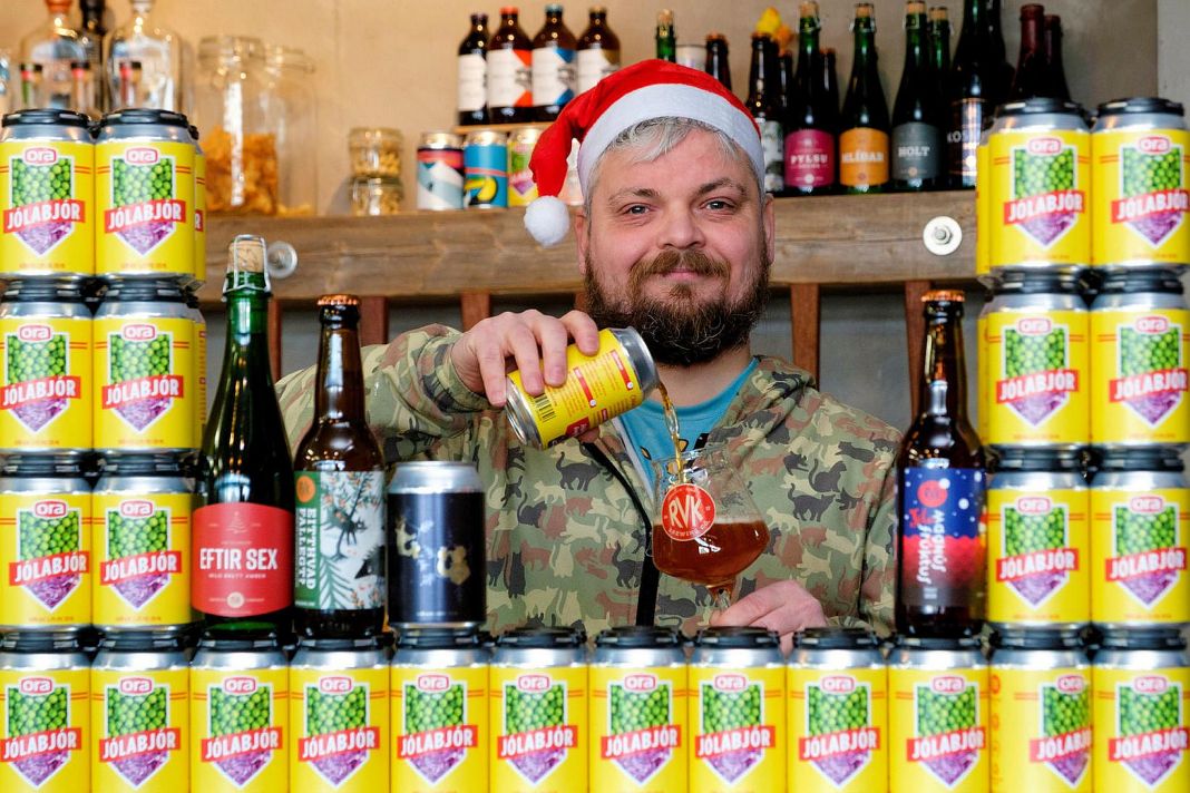 Icelanders are “crazy” about Christmas beer