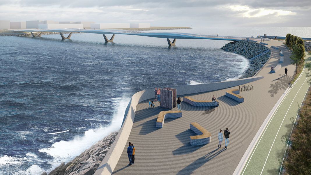 Efla won the competition to design a new bridge in Fossvogur