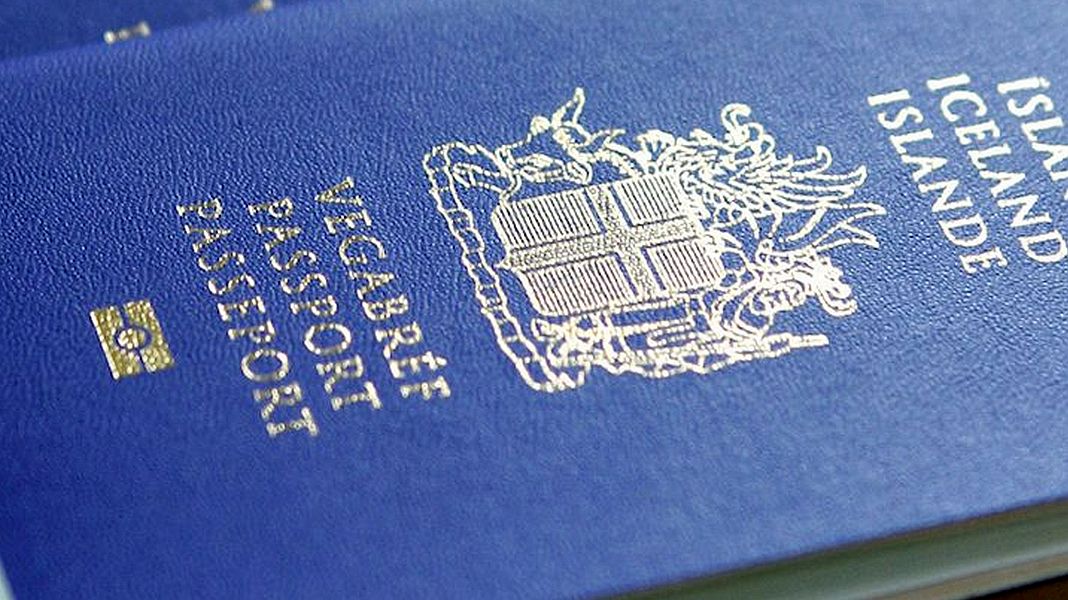 El pasaporte islandés está en el puesto 21.