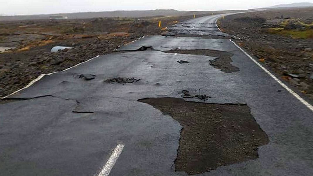Erhebliche Schäden auf der Halbinsel Reykjanes