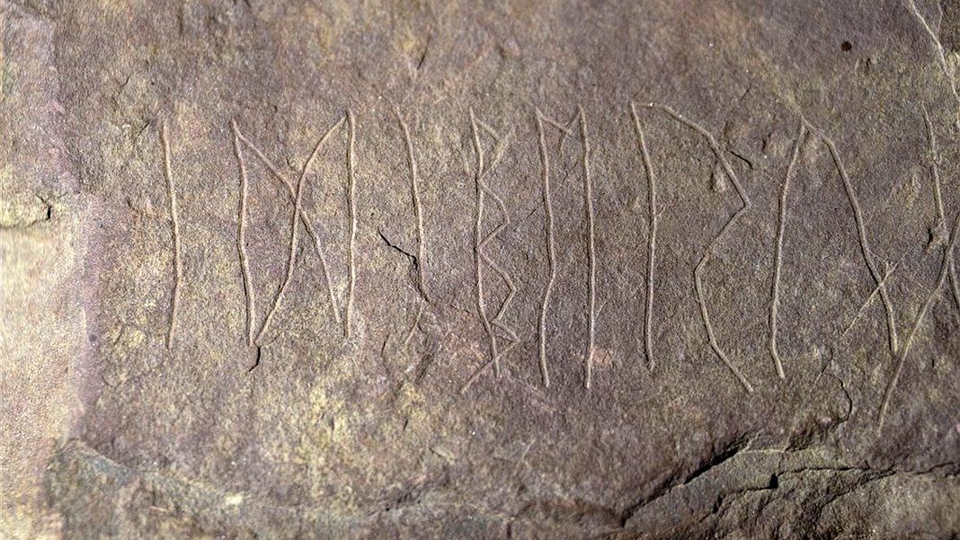 A 2,000-year-old runestone was found during road construction