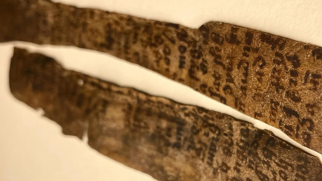 Fragments of an 800-year-old manuscript found