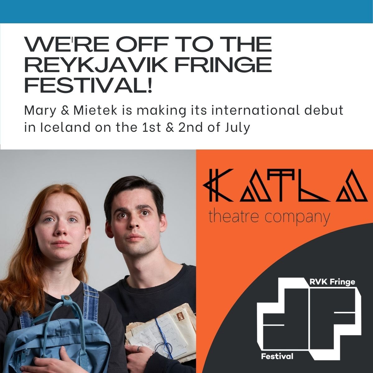 Katla Theater with “Mary and Mietek” in Reykjavik