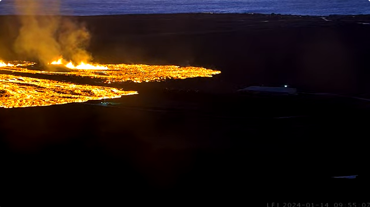 Magma probably under the city of Grindavík