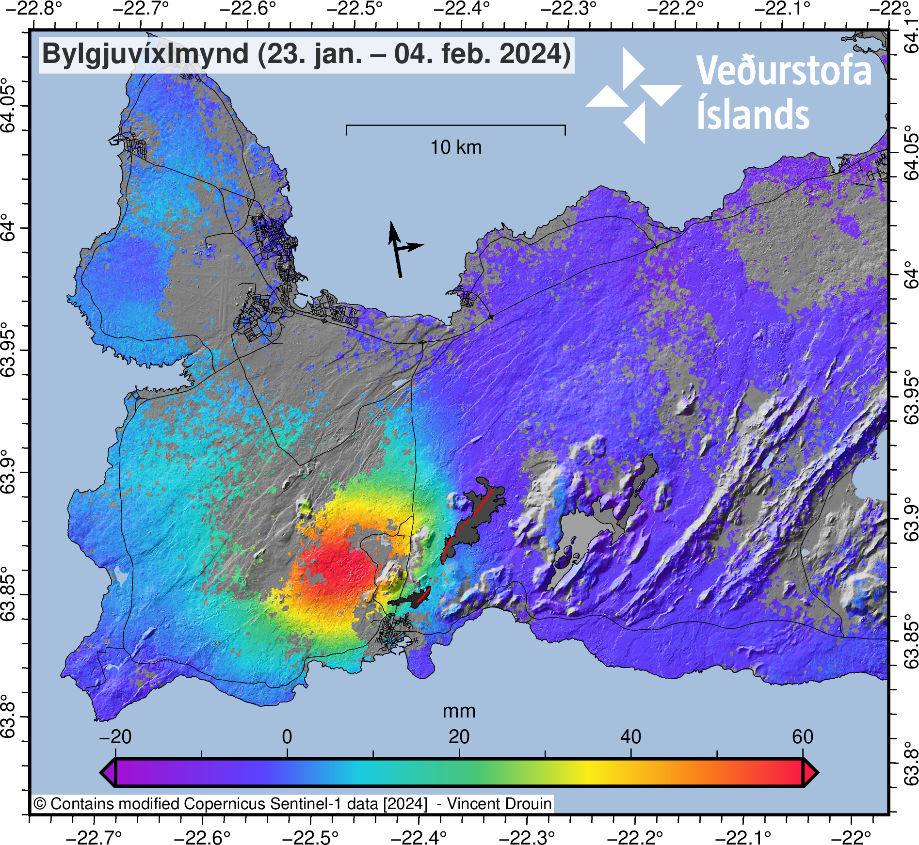 Updated models show further magma accumulation beneath Svartsengi