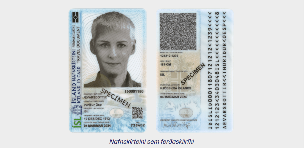 The new Icelandic ID cards can act as a passport in the EEA